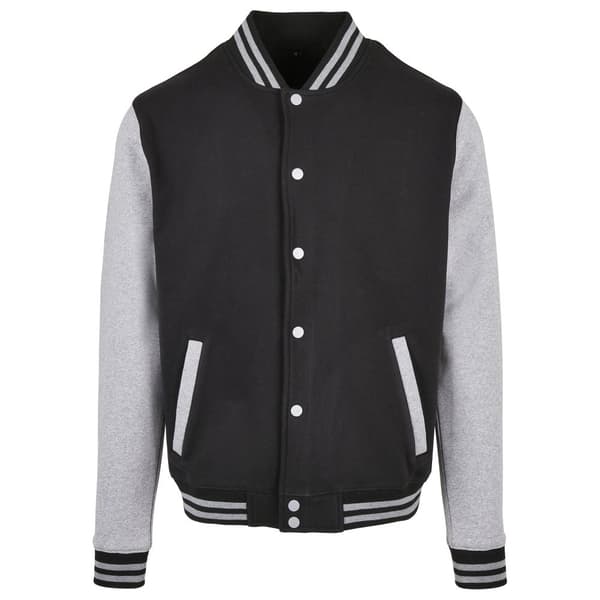 Build Your Brand Mens Basic College Jacket
