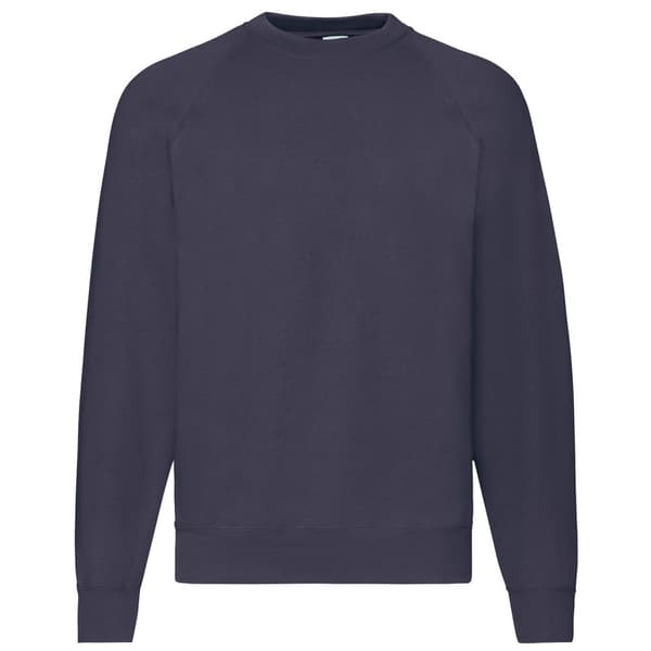 Fruit of the Loom Klassisk 80/20 raglan-sweatshirt för män