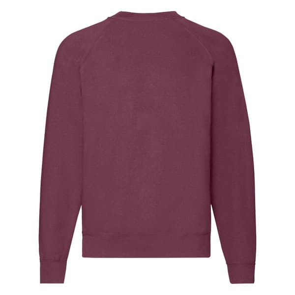 Fruit of the Loom Klassisk 80/20 raglan-sweatshirt för män