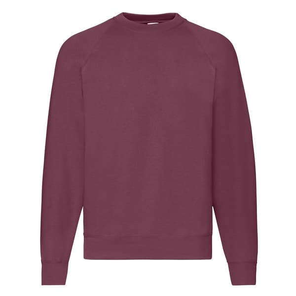 Fruit of the Loom Klassisk 80/20 raglan-sweatshirt för män