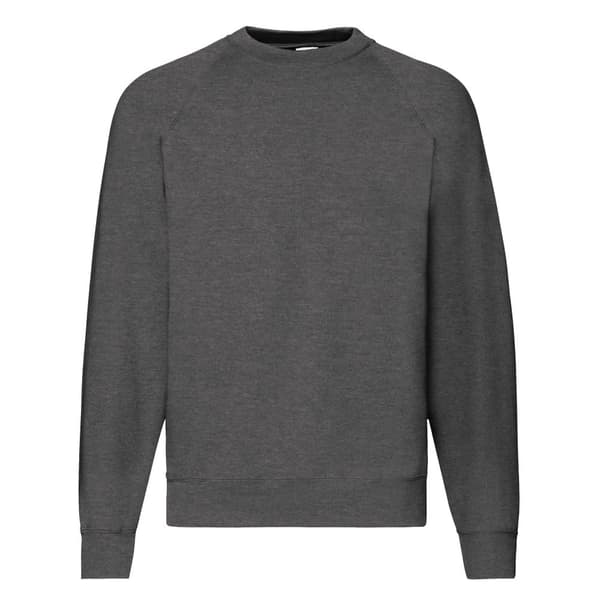 Fruit of the Loom Klassisk 80/20 raglan-sweatshirt för män