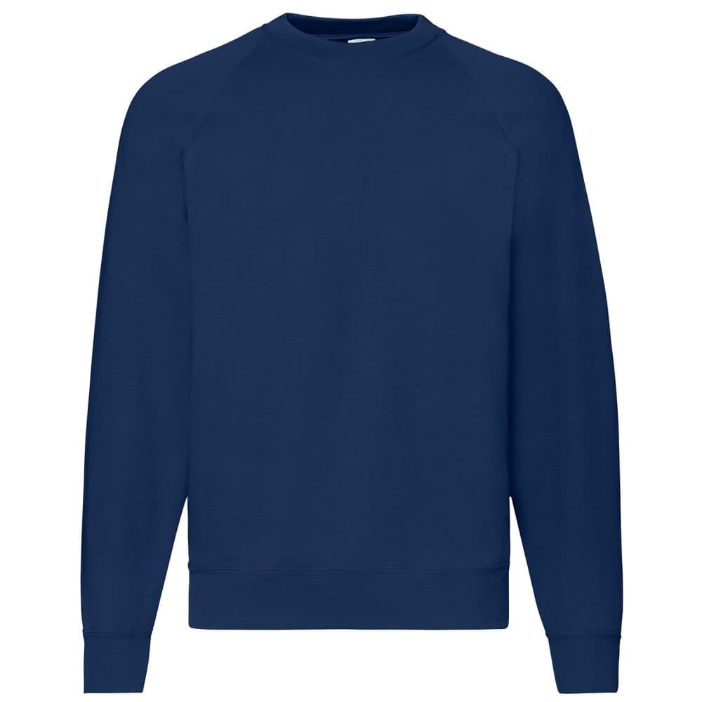 Fruit of the Loom Klassisk 80/20 raglan-sweatshirt för män