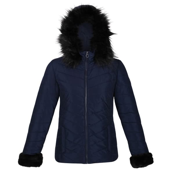 Regatta Womens/Ladies Winslow Rochelle Humes Padded Jacket Navy 10 UK