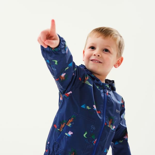 Regatta Barn/Kids Muddy Puddle Peppa Pig Hooded Waterproof Jacket för barn och barn