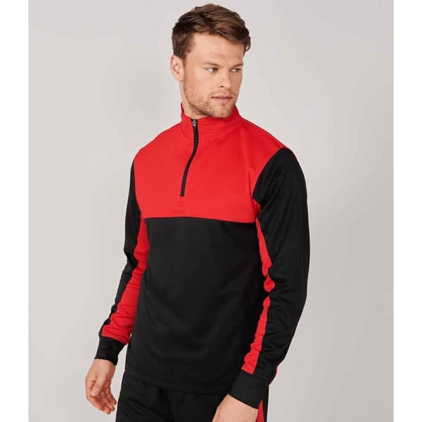 Finden & Hales Mens Quarter Zip Track Top