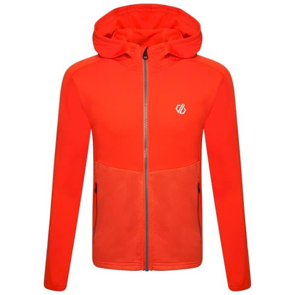 Dare 2B Childrens/Kids Hastily Core Stretch Recycled Midlayer Bright Salmon 3-4 Years