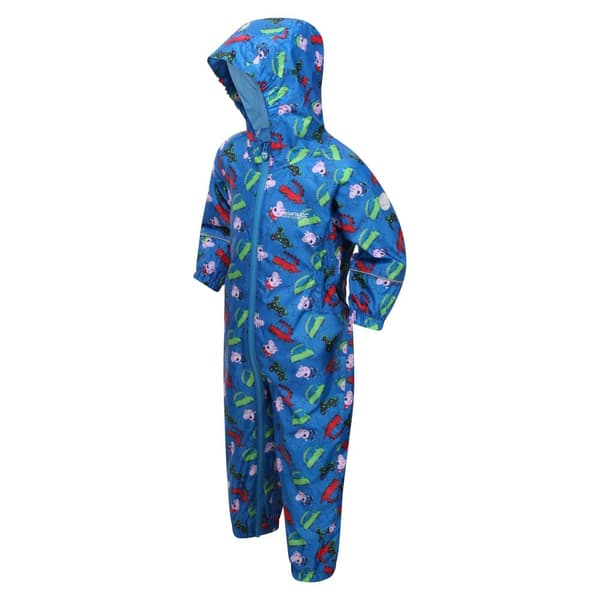 Regatta Childrens/Kids Pobble Peppa Pig Car Waterproof Puddle Suit
