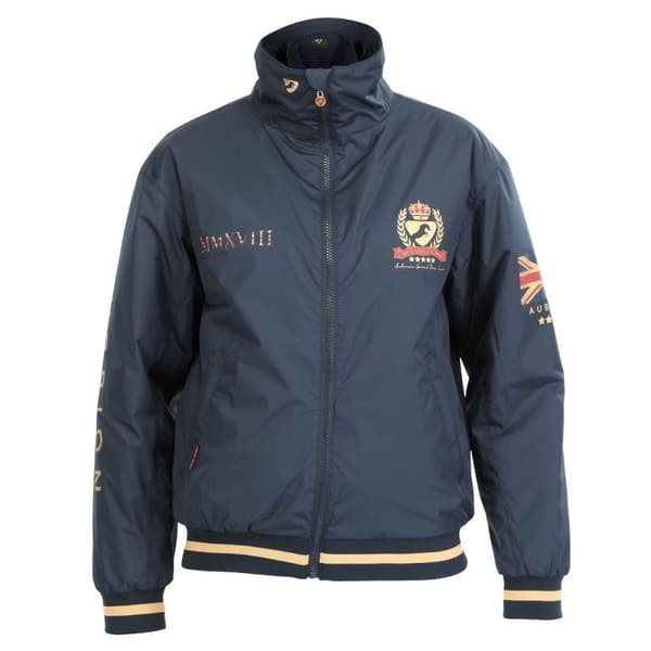 Aubrion Girls Team Jacket Navy Blue 7-8 Years