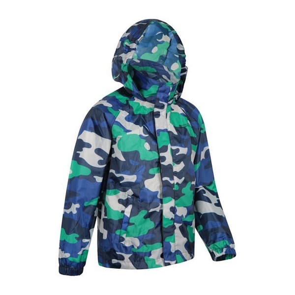 Mountain Warehouse Barn/Kids Pakka Camo vattentät jacka