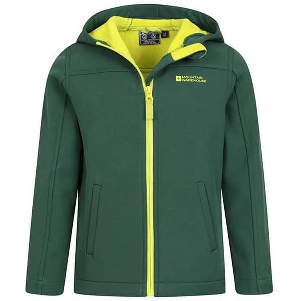 Mountain Warehouse Childrens/Kids Exodus Water Resistant Soft Shell Jacket