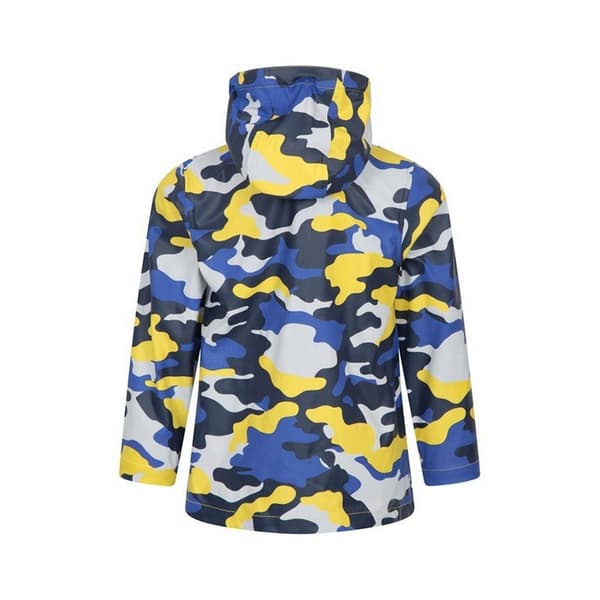 Mountain Warehouse Sæt med vandtæt jakke og bukser i Raindrop Camo til børn/børn