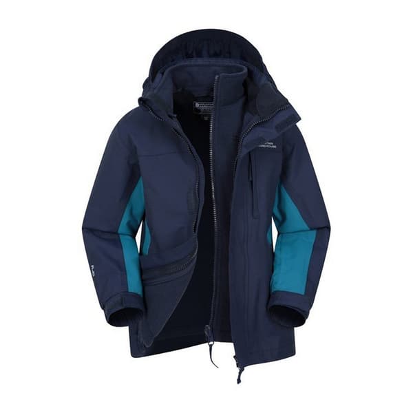 Mountain Warehouse Childrens/Kids Cannonball 3 in 1 Waterproof Jacket