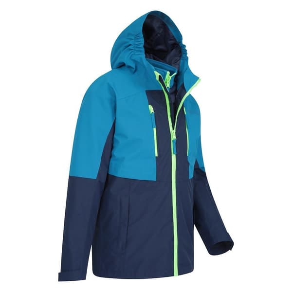 Mountain Warehouse Barn/Kids Ravine 3 i 1 vattentät jacka