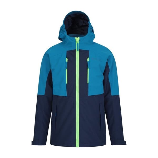 Mountain Warehouse Barn/Kids Ravine 3 i 1 vattentät jacka Blue 13-14 Years
