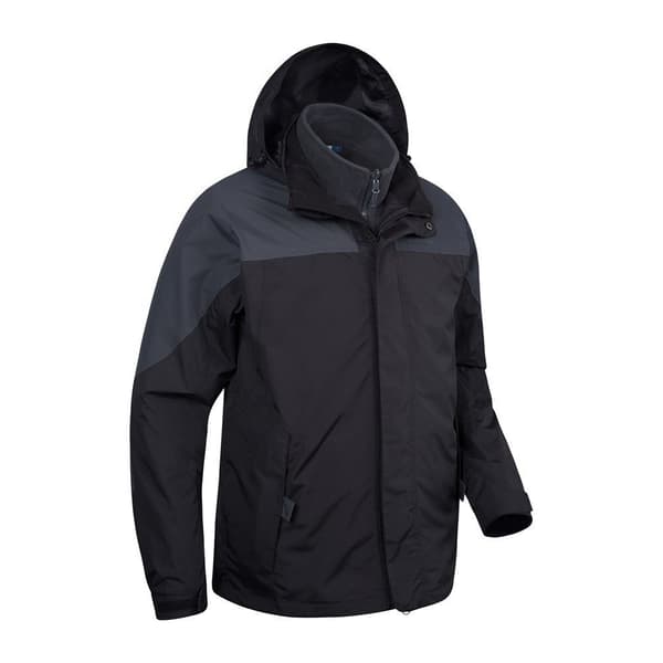 Mountain Warehouse Storm 3 i 1 vandtæt jakke til mænd