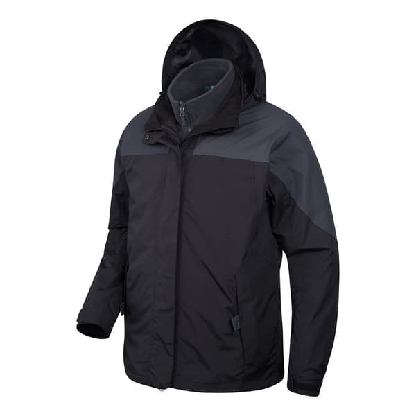 Mountain Warehouse Storm 3 i 1 vandtæt jakke til mænd