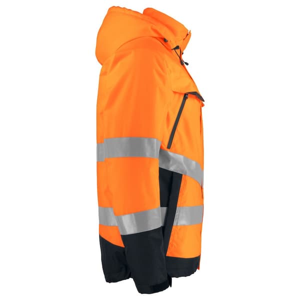 Projob Mens Functional Reflective Tape Padded Jacket