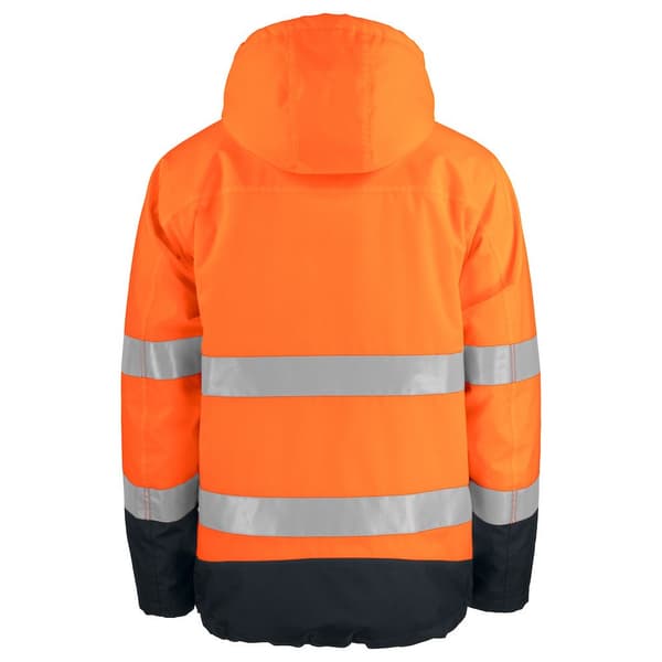 Projob Mens Functional Reflective Tape Padded Jacket