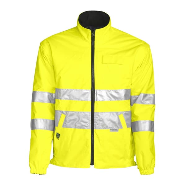 Projob Vändbar jacka för män i Hi-Vis Yellow/Navy S