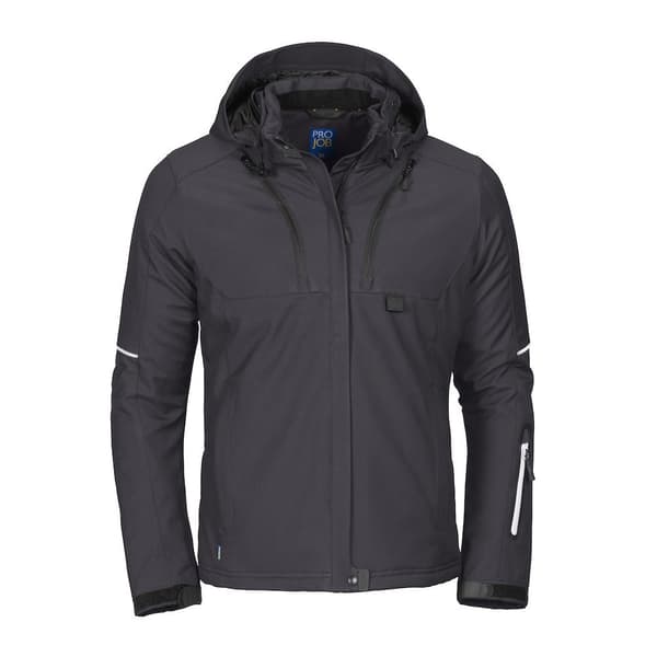 Projob Kvinnor/Damer kontrast vadderad jacka Grey S