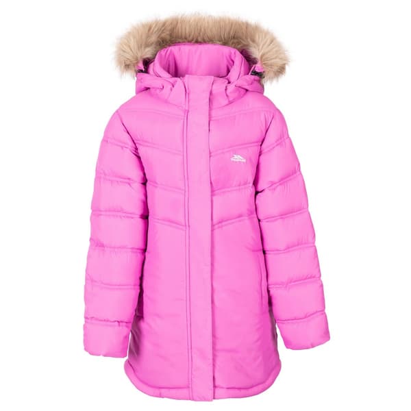 Trespass Girls Charming Padded Jacket Deep Pink 2-3 Years