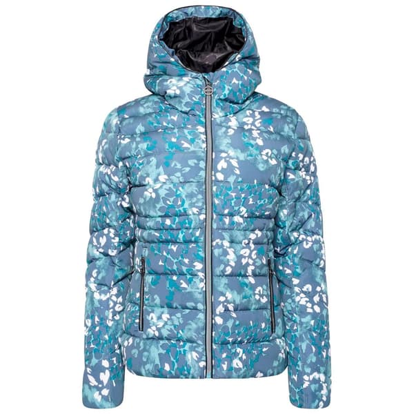 Dare 2B Dame/Damer Reputable II dyreplukket pufferjakke med dyreprint Canton Green 8 UK
