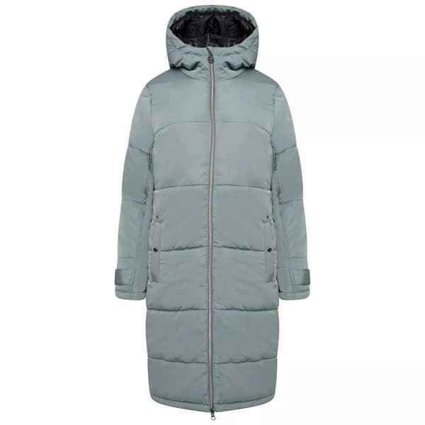 Dare 2B Womens/Ladies Reputable II Long Length Padded Jacket Duck Green 8 UK
