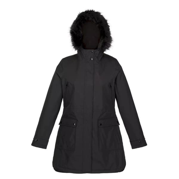 Regatta Dame/Damer Sabinka parka med pelskant i falsk pels