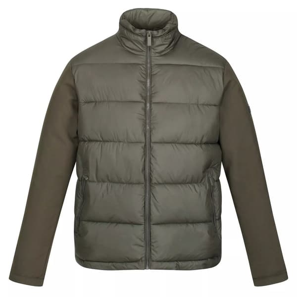 Regatta Mens Firmilien Lightweight Puffer Jacket Dark Khaki 3XL
