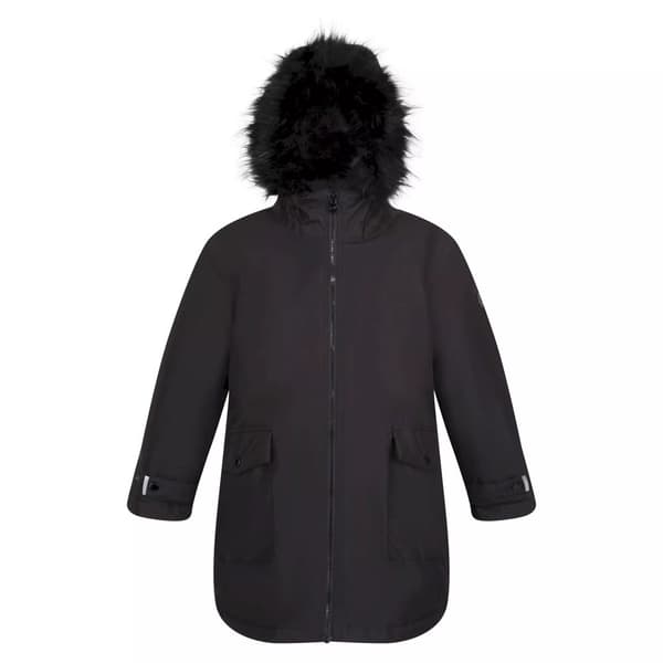 Regatta Childrens/Kids Adelyn Waterproof Parka Black 7-8 Years