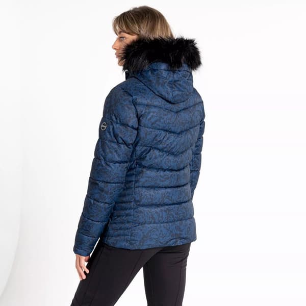 Dare 2B Kvinnor/Damer Glamorize III Leopard Print vadderad skidjacka