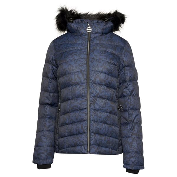 Dare 2B Kvinnor/Damer Glamorize III Leopard Print vadderad skidjacka