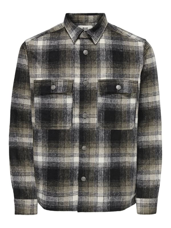 Only & Sons - onsBaz OVR Brush Check Shirt