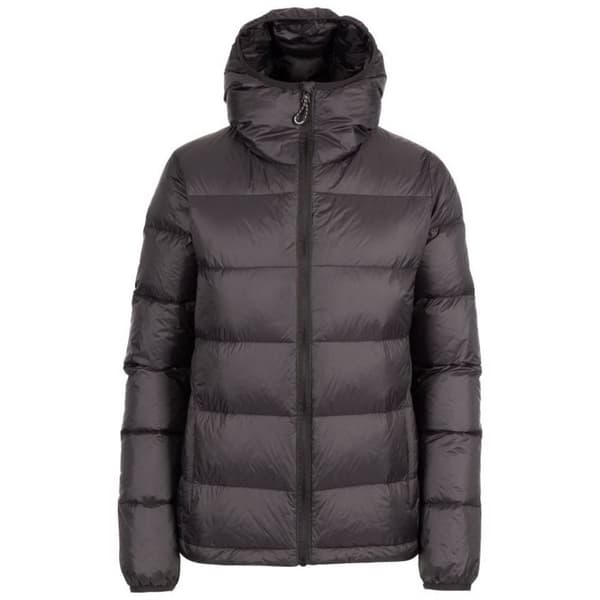 Trespass Womens/Ladies Humdrum Packaway Down Jacket Black XXS