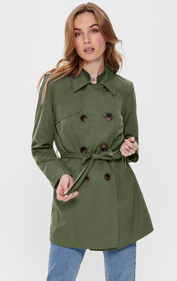 Only - onlValerie Trenchcoat Olivgrön M