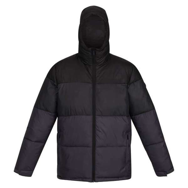 Regatta Carnan vadderad jacka för män Black/Ash XXL