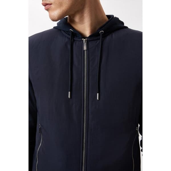 Burton Mens Panel Nylon Full Zip Hooded Jacket