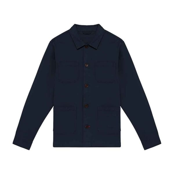 Native Spirit Mandens falmede arbejdsjakke Navy Blue XXL