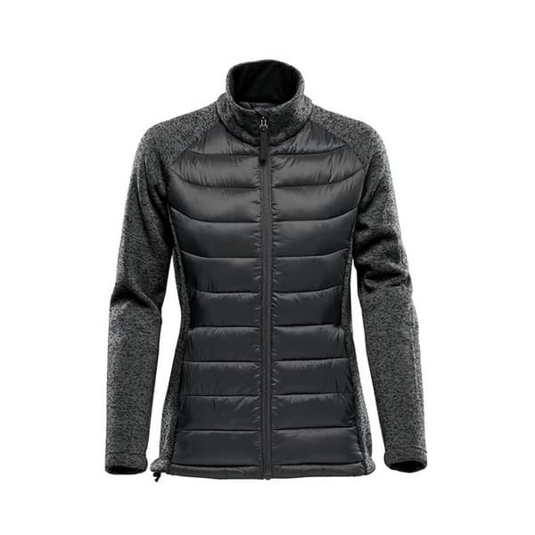 Stormtech Kvinnor/Damer Narvik vadderad jacka Black/Dolphin Heather L