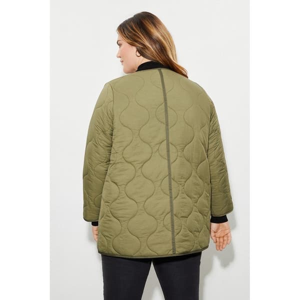 Dorothy Perkins Kvinnor/Damer kontrastkrage utan krage plus vadderad jacka