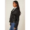 Miniatyrbild 3 av 5: Dorothy Perkins Kvinnor/Damer Faux Leather Petite Biker Jacket
