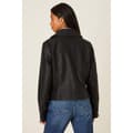 Miniatyrbild 2 av 5: Dorothy Perkins Kvinnor/Damer Faux Leather Petite Biker Jacket
