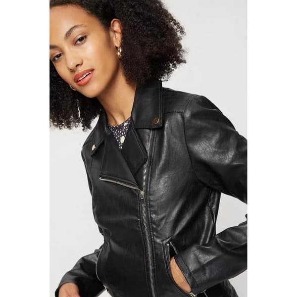 Dorothy Perkins Womens/Ladies Faux Leather Tall Biker Jacket