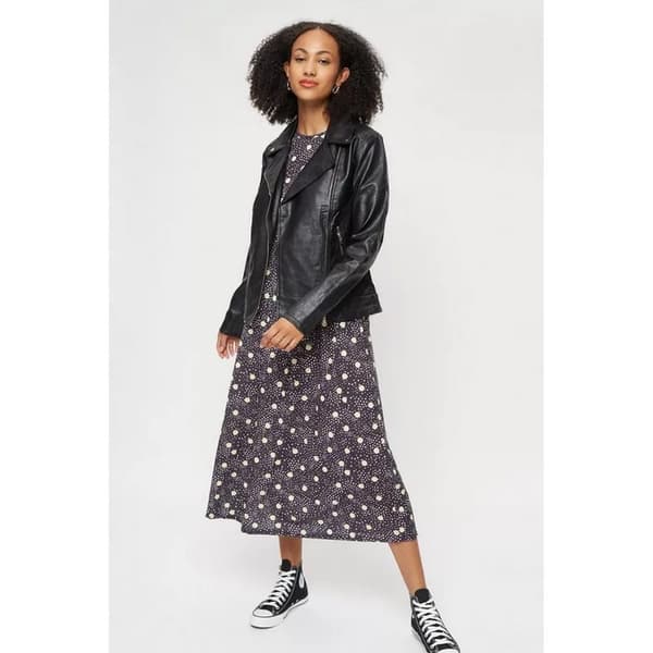 Dorothy Perkins Womens/Ladies Faux Leather Tall Biker Jacket