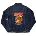 Miniatyrbillede 2 af 2: AC/DC Unisex voksen About To Rock Back Print Denimjakke
