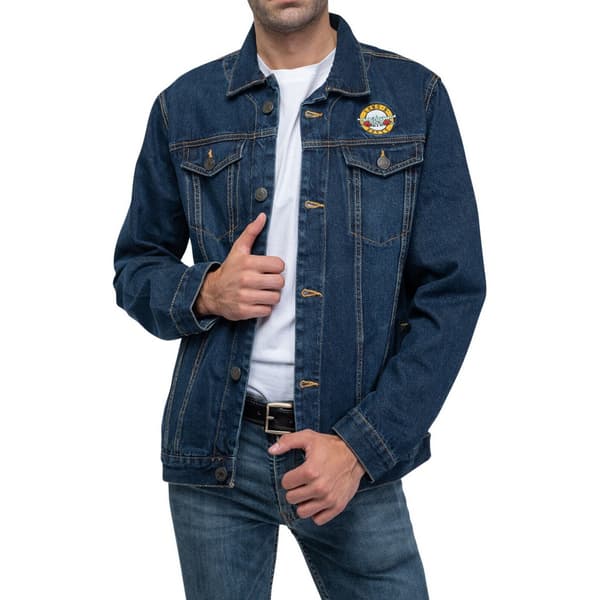 Guns N Roses Unisex Adult Classic Logo Denim Jacket til voksne