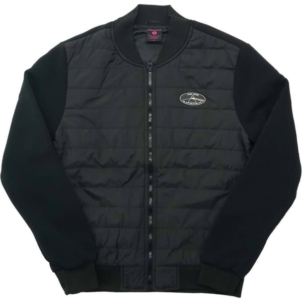 Pink Floyd Unisex Adult Dark Side Of The Moon Oval Quilted Padded Jacket Black L
