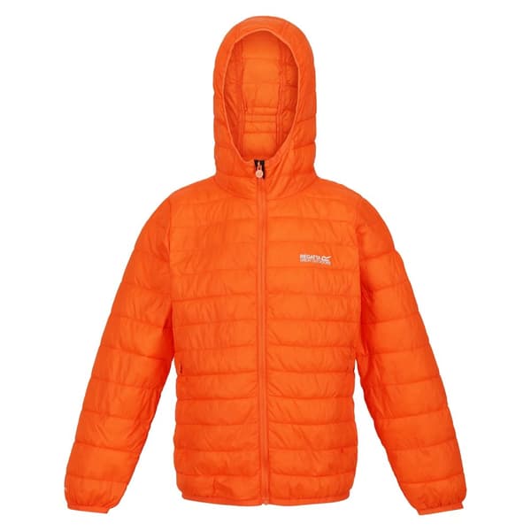 Regatta Childrens/Kids Hillpack Hooded Jacket Blaze Orange 11-12 Years