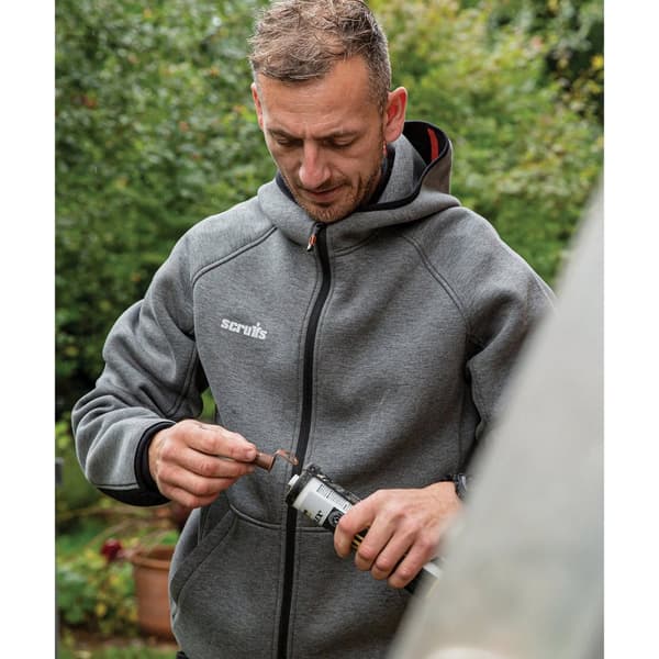 Scruffs Mens Trade Air Layer Hoodie för män