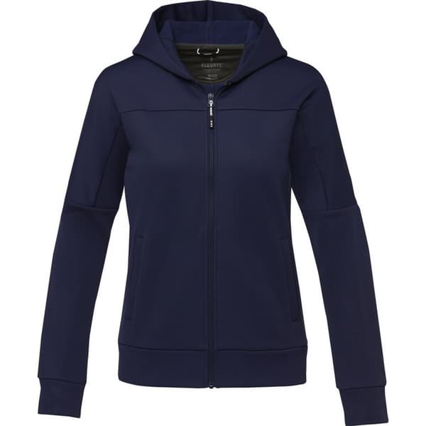 Elevate Life Kvinder/Damer Nubia strikket jakke med lynlås Navy XL